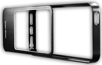 Cooler Master aluminium bumper - pouzdro pro iPhone 5, ÄernÃ©