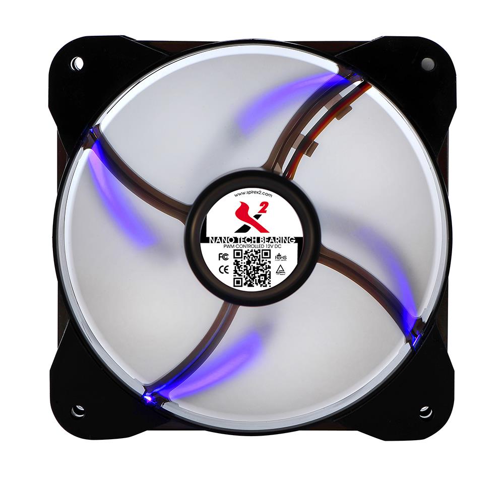 X2 case fan - X2.120 NANO PURPLE LED