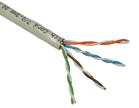 Solarix Kabel licna CAT5e UTP PVC šedý 305m/box