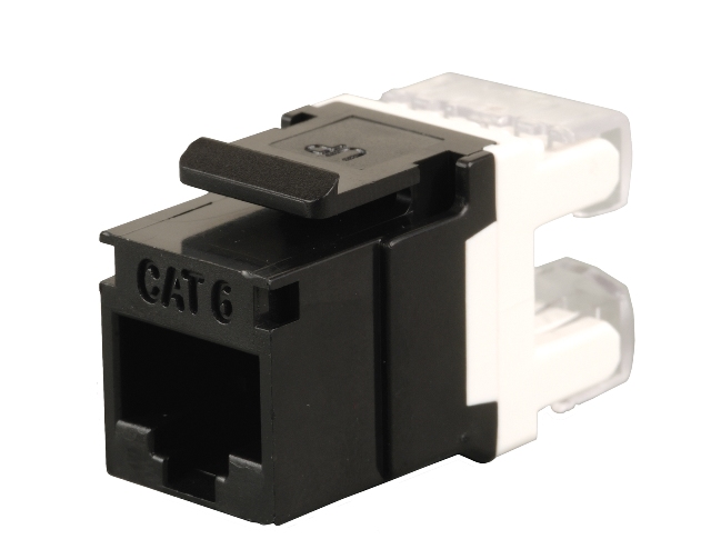 Solarix Keystone CAT6 UTP RJ45 černý