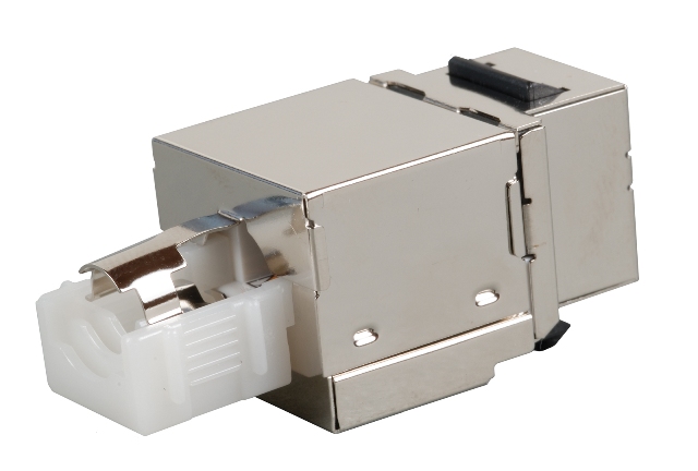 Solarix Keystone CAT5e STP RJ45 černý