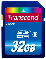 Transcend SDHC karta 32GB Class 6
