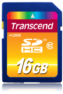 Transcend SDHC karta 16GB Class 10