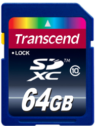 Transcend SDXC karta 64GB Class 10