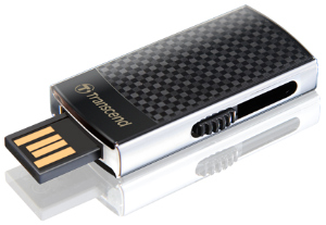 Transcend JetFlash 560 flashdisk 8GB USB 2.0, vÃ½suv.konektor, ÄernÃ½, 10/18MB/s