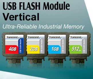 Transcend 1GB USB Flash Module (Vertical)