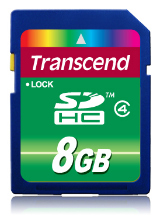 Transcend SDHC karta 8GB Class 4