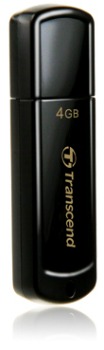 Transcend JetFlash 350 flashdisk 4GB USB 2.0, JetFlash Elite SW, ÄernÃ½