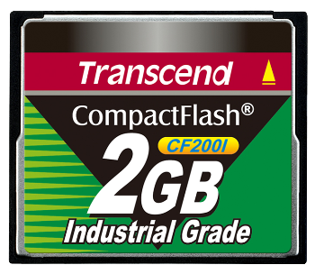 Transcend Compact Flash karta 2GB 200x pro prÅ¯mysl. pouÅ¾itÃ­, UDMA 4
