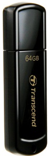 Transcend JetFlash 350 flashdisk 64GB USB 2.0, JetFlash Elite SW, ÄernÃ½