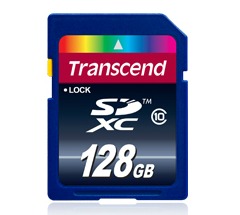 Transcend SDXC karta 128GB Class 10