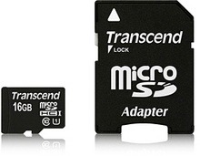 Transcend Micro SDHC karta 16GB Class 10 UHS-I + AdaptÃ©r