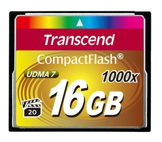 Transcend Compact Flash karta 16GB 1000x, pro prÅ¯mysl. vyuÅ¾itÃ­
