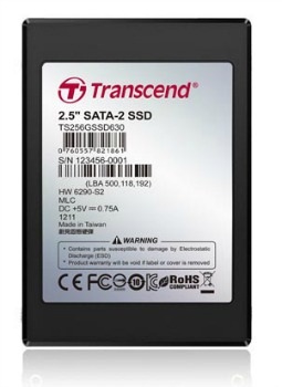 Transcend SSD630 64GB SSD SATAII 2.5'', ÄtenÃ­/zÃ¡pis 265/225MB/s, 64MB cache, 7mm