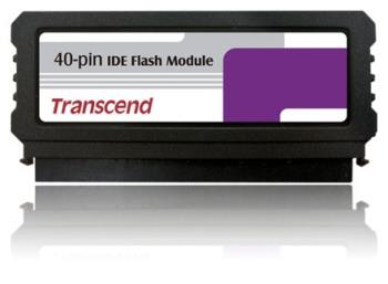 Transcend IDE (PATA) FLASH modul 8GB SLC (40Pin Vertical), 57/38MB/s