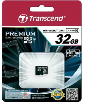Transcend Micro SDHC karta 32GB Class 10 UHS-I
