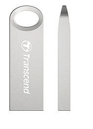 Transcend JetFlash 520 flashdisk 8GB USB 2.0, kovovÃ½, odolnÃ½, stÅÃ­brnÃ½