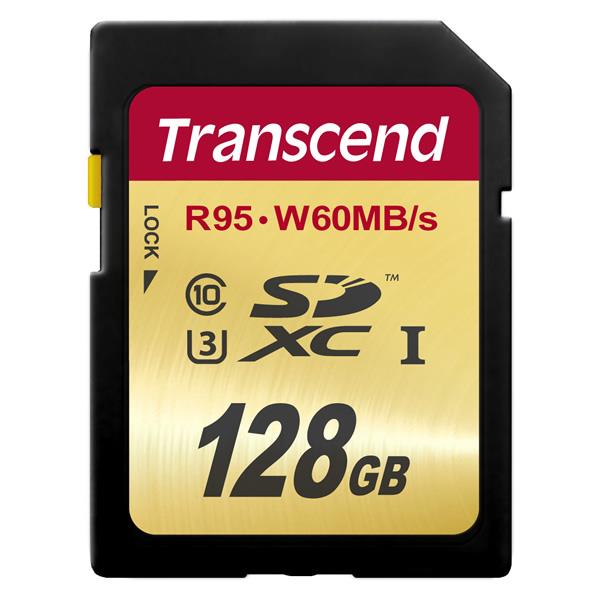 Transcend SDXC karta 128GB Class10 UHS-I U3 (ÄtenÃ­/zÃ¡pis: 95/60MB/s)