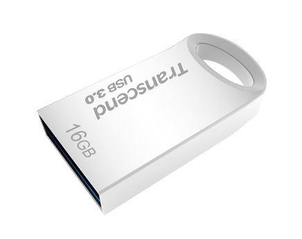 Transcend Jetflash 710s flashdisk 16GB USB 3.0 kovovÃ½, odolnÃ½, stÅÃ­brnÃ½