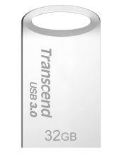 Transcend Jetflash 710s flashdisk 32GB USB 3.0 kovovÃ½, odolnÃ½, stÅÃ­brnÃ½