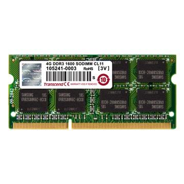 Transcend 8GB 1600MHz DDR3 CL11 SODIMM 2Rx8