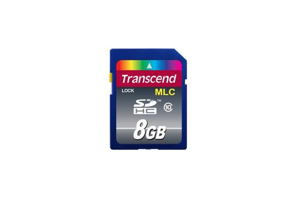 Transcend Compact Flash 8GB SDHC Cl10 Industrial