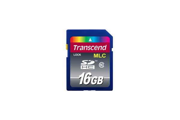 Transcend Compact Flash 16GB SDHC Cl10 Industrial
