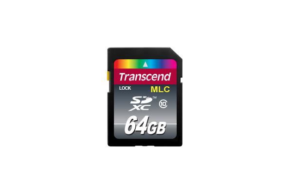 Transcend Compact Flash 64GB SDXC Cl10 Industrial