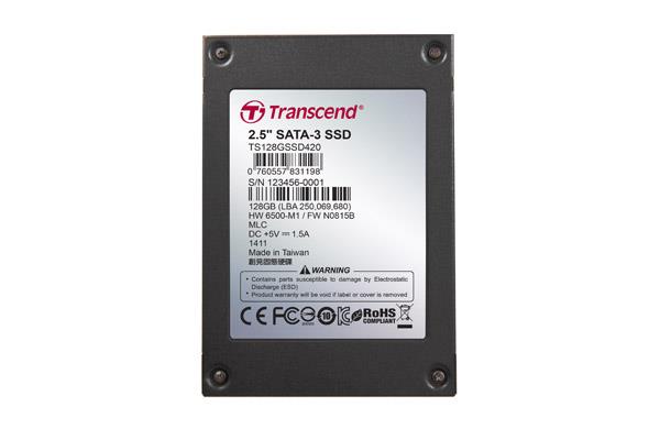 Transcend SSD 128GB 2.5'' SATA3 (MLC) with Iron Case