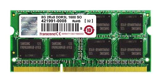Transcend JetRam 8GB 1600MHz DDR3L SO-DIMM 1.35V for Apple iMac 2013