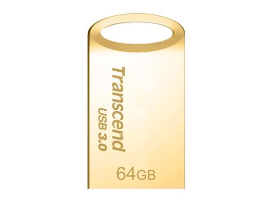 Transcend JetFlash 710 flashdisk 64GB, USB 3.0, pozlacenÃ½