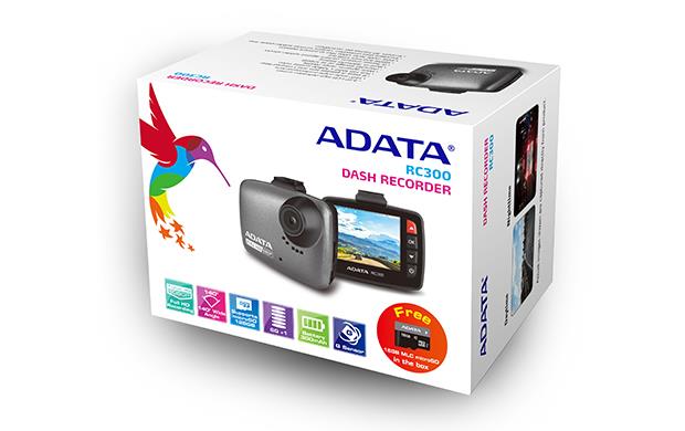 ADATA kamera do auta RC300, USB 2.0 Full HD + 16GB microSD