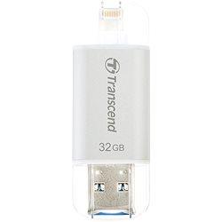 Transcend JetDrive Go flashdisk 32GB, USB 3.1, Lightning konektor, bÃ­lÃ½