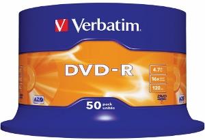 Verbatim DVD-R [ cakebox 50 | 4.7GB | 16x | matte silver ]