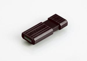 Verbatim PinStripe Series 8GB USB 2.0 flashdisk (10MB/s; 3MB/s), ÄernÃ½