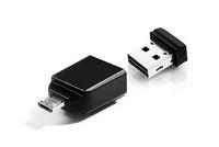 Verbatim USB DRIVE 2.0 NANO 32GB STORE 'N' STAY + OTG Adapter
