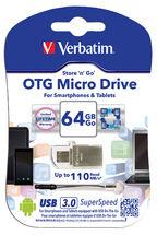 Verbatim USB DRIVE 3.0 OTG MICRO 64GB