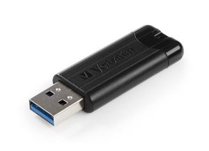 Verbatim USB DRIVE 3.0 128GB PINSTRIPE BLACK