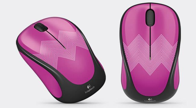 Logitech BezdrÃ¡tovÃ¡ myÅ¡ M238 Play Collection - PURPLE ZIGZAG -2.4GHZ - EMEA