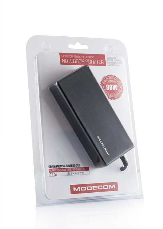 Modecom ROYAL MC-1D90SO adaptÃ©r pro notebooky SONY/FUJITSU, 90W