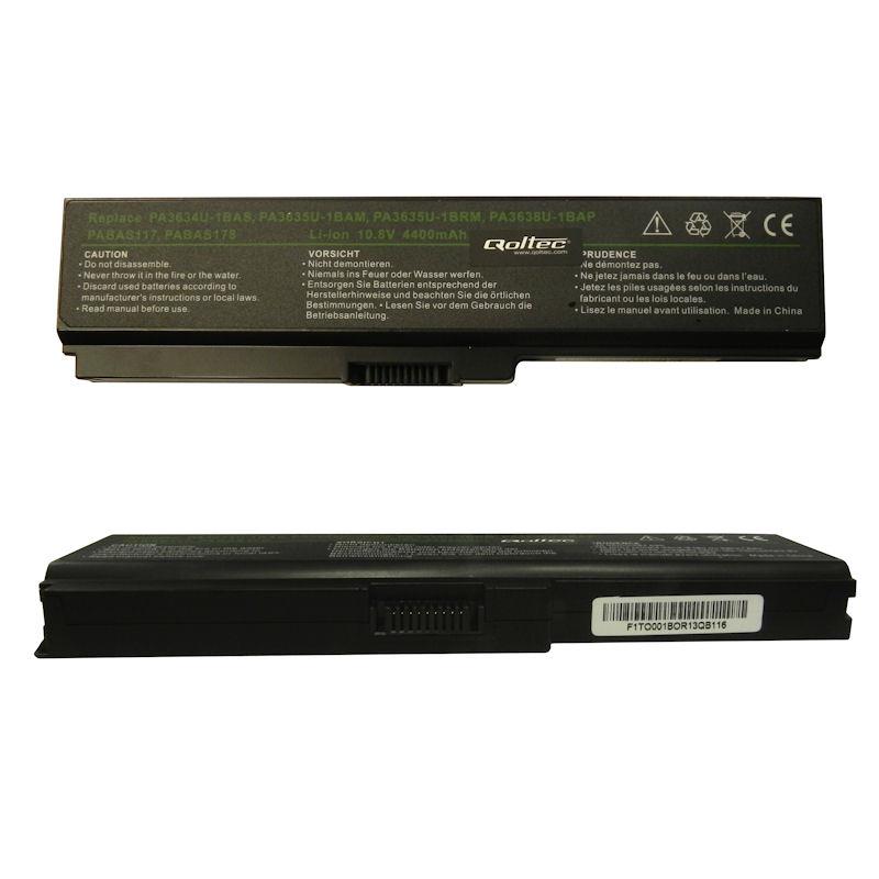 Qoltec Long Life baterie pro notebooky Toshiba PA3634, 10.8-11.1V | 4400mAh