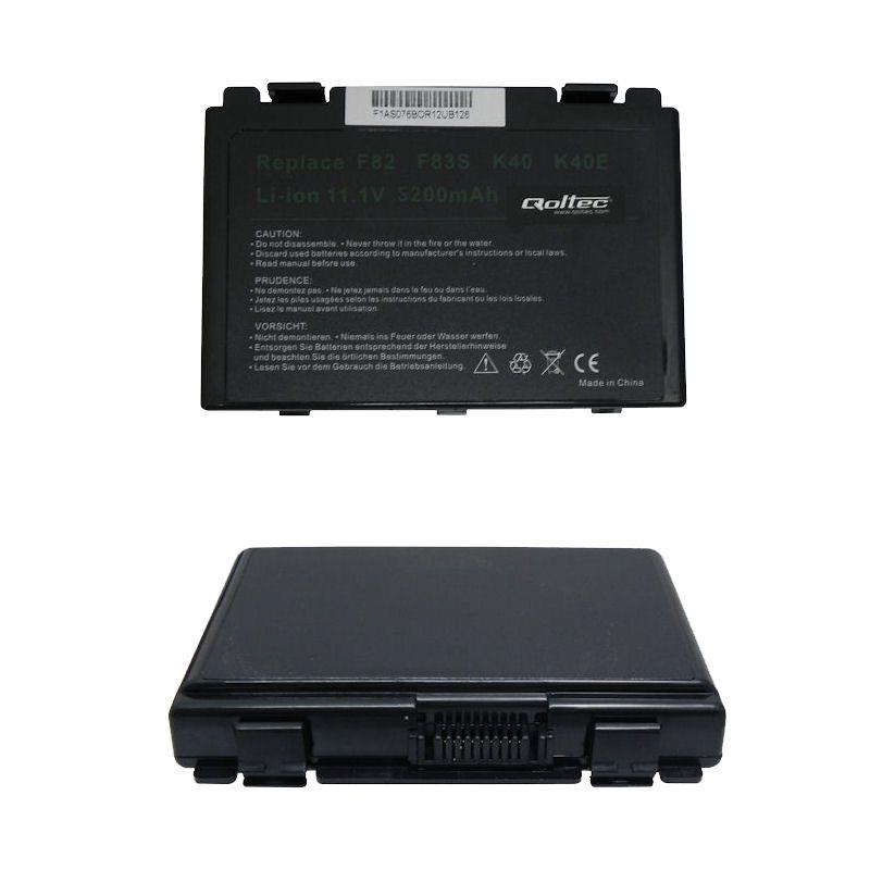 Qoltec Long Life baterie pro notebooky ASUS F82, F83S 11.1V | 5200mAh