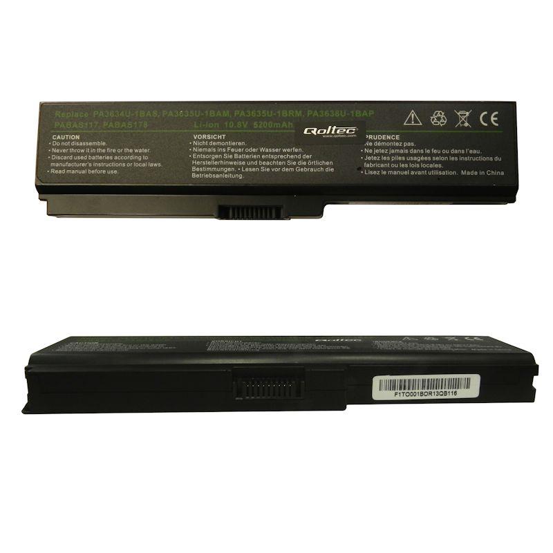 Qoltec Long Life baterie pro notebooky Toshiba PA3634, 10.8-11.1V | 5200mAh