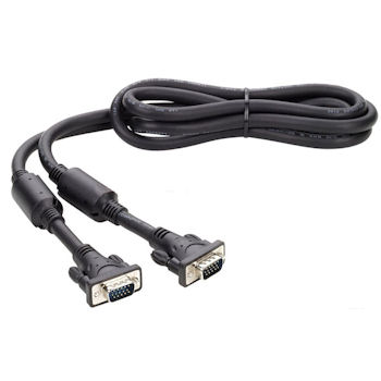 Qoltec XGA video kabel, 2xFerryt M/M 1.5m