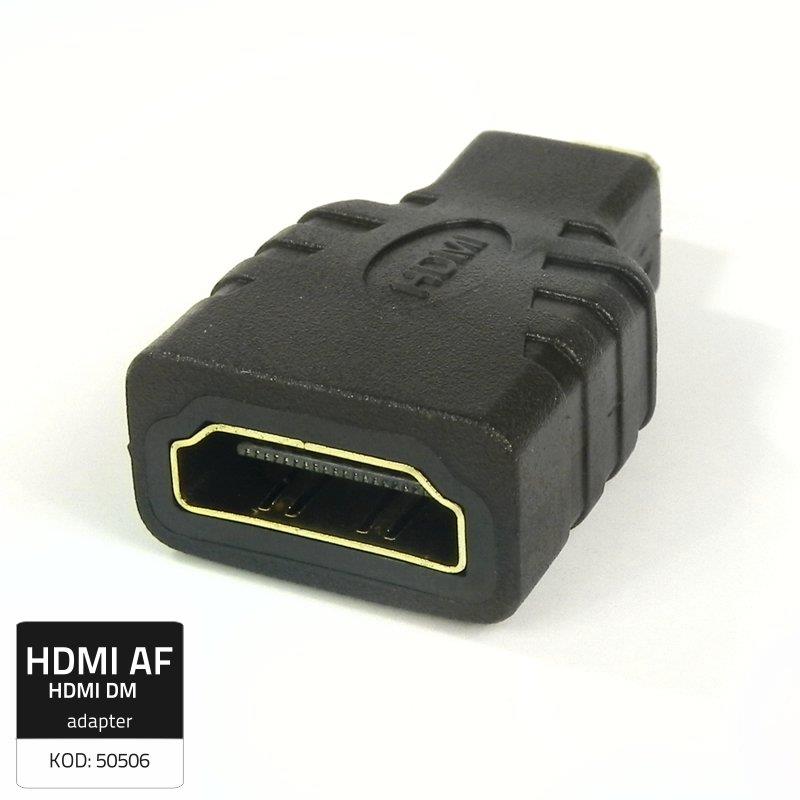 Qoltec AdaptÃ©r HDMI (F)/Micro HDMI (M)
