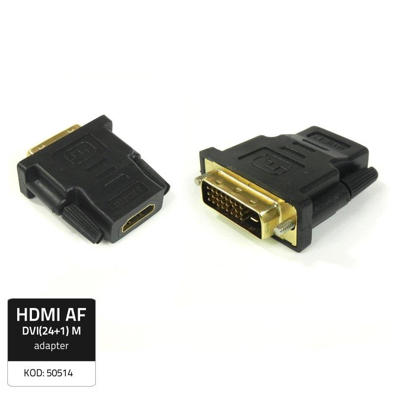 Qoltec AdaptÃ©r HDMI (F)/DVI (24+1) (M)