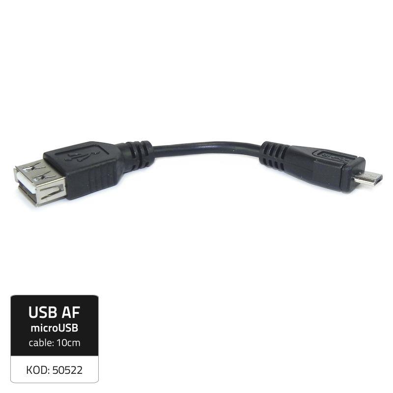 Qoltec Kabel USB 2.0 (F)/Micro USB (M)