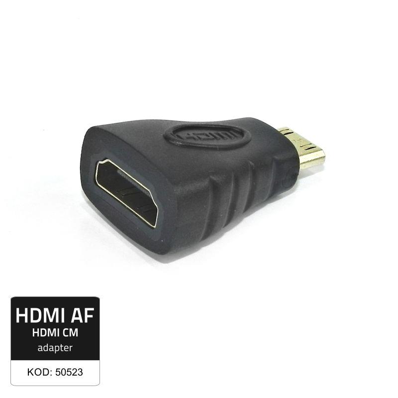 Qoltec AdaptÃ©r HDMI (F)/Mini HDMI (M)