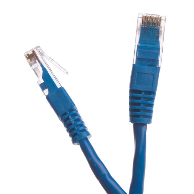 Digitalbox START.LAN patch kabel UTP cat.5e pozlacenÃ½ 1m modrÃ½