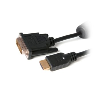 Digitalbox BASIC.LNK kabel DVI-HDMI 1.8m 2*feritovÃ½, trojitÄ stÃ­nÄnÃ½